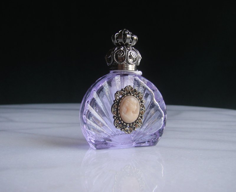 【老時光 OLD-TIME】早期二手捷克精緻手工製作隨身香水瓶 - 擺飾/家飾品 - 其他材質 