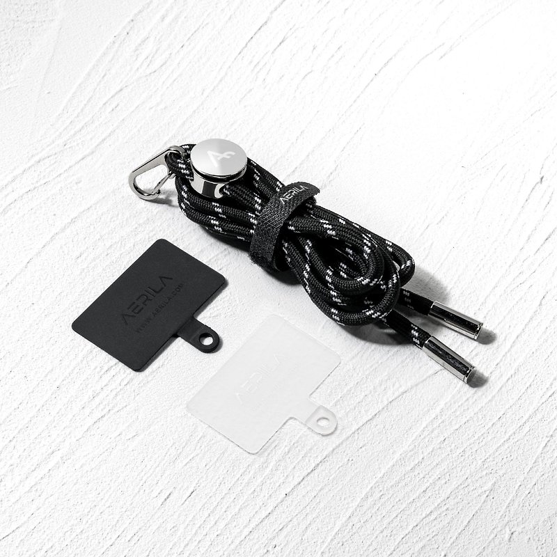 NORE strap mobile phone rope / adventure series / Black black - อุปกรณ์เสริมอื่น ๆ - ไนลอน สีดำ