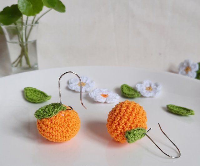 TANGERINE EARRINGS  NINFA handmade sustainable jewelry – ROGUE