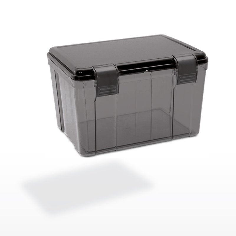レッド密閉防湿箱（ジャンボ） - 収納用品 - プラスチック ブラック