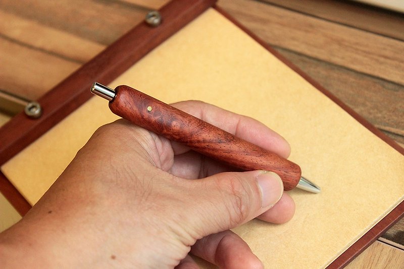 Log Mini Mechanical Pencil ( Pen Holder included ) - Pencils & Mechanical Pencils - Wood Red
