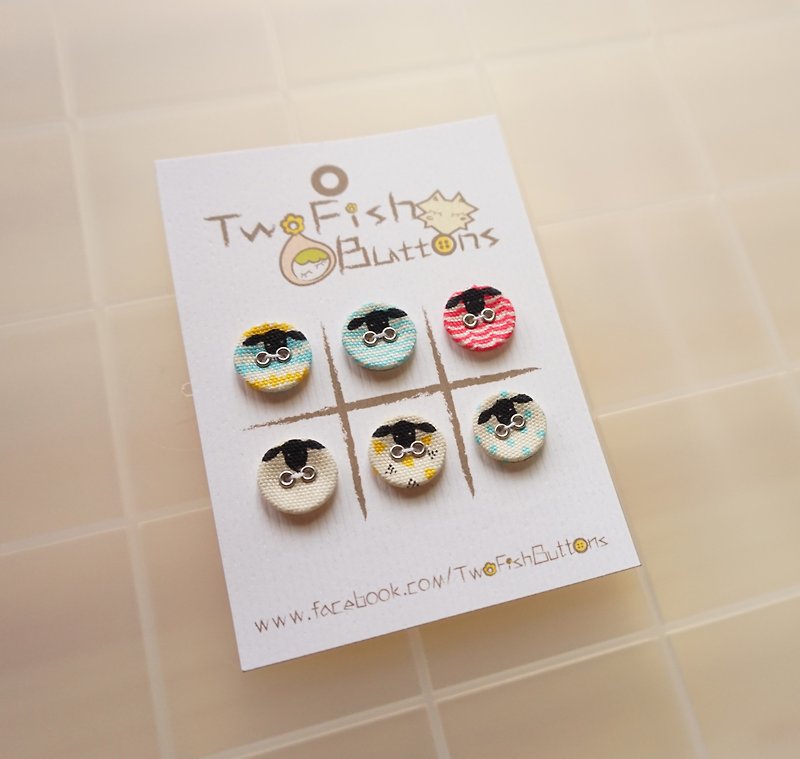 Lamb buttons - Other - Other Materials Multicolor