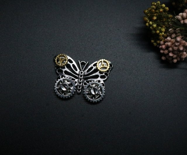 蝶のブローチセット 機械的な蒸気のパンクチョウのブローチのブローチ - ショップ