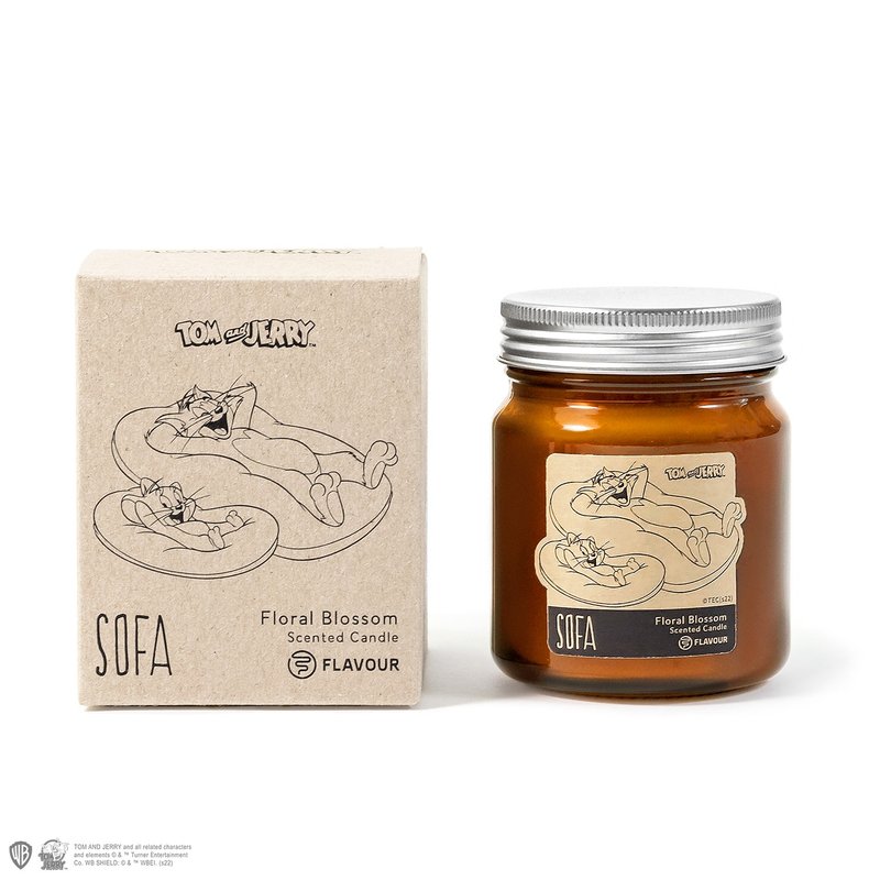 FLAVOUR TOM & JERRY 寵物友善系列 SOFA | 香氛蠟燭 | 清新淡花 - 香氛/精油/擴香 - 蠟 