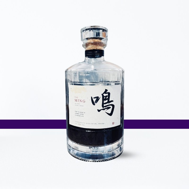 【鳴】頂級冰滴咖啡 巴拿馬 日曬 藝伎 瑰夏 - 咖啡/咖啡豆 - 玻璃 咖啡色