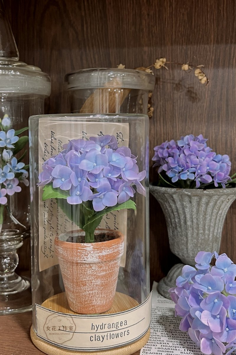 | Flower の Illustration | Hydrangea/realistic clay flower/cold porcelain flower - Items for Display - Clay 