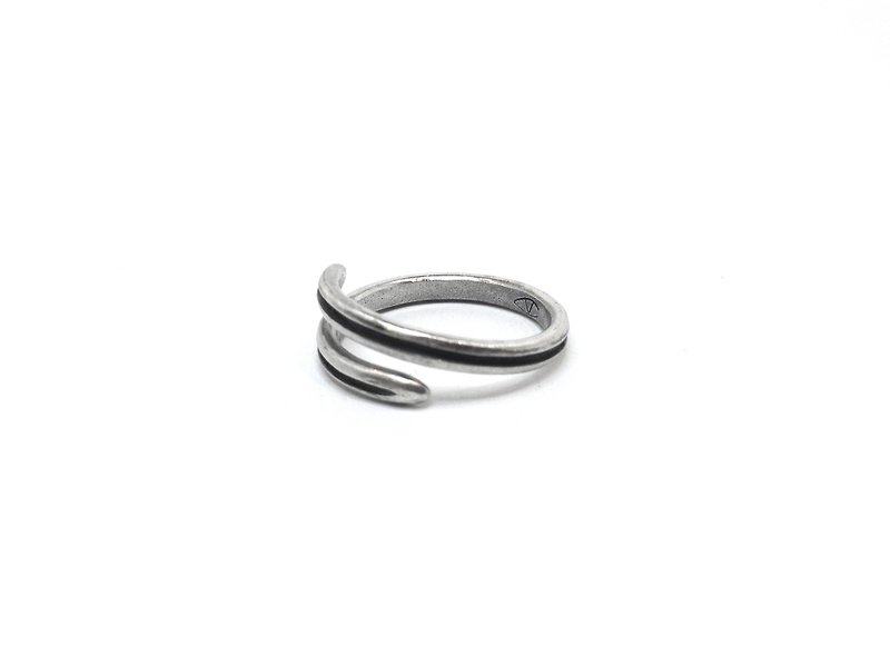 歐林達之五・純銀戒指 | Olinda - 戒指 - 紙 灰色