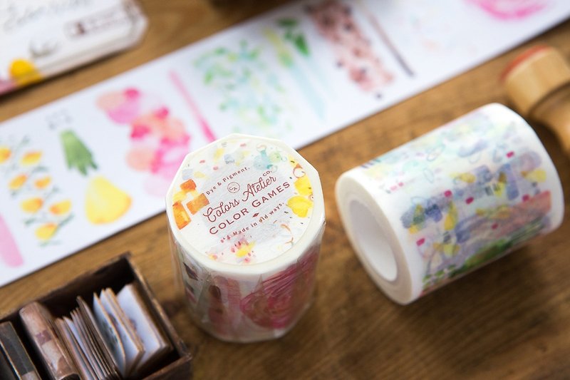 Color Games - Washi Masking Tape - OURS Color Atelier Series - Washi Tape - Paper Multicolor