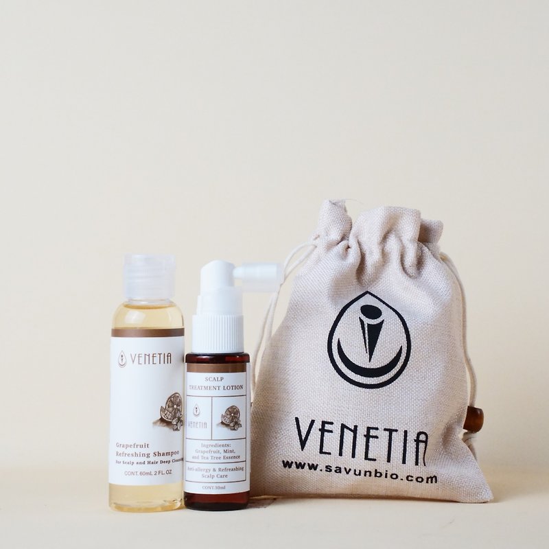 VENETIA Pomelo Purifying Scalp Travel Set - Travel Kits & Cases - Other Materials 