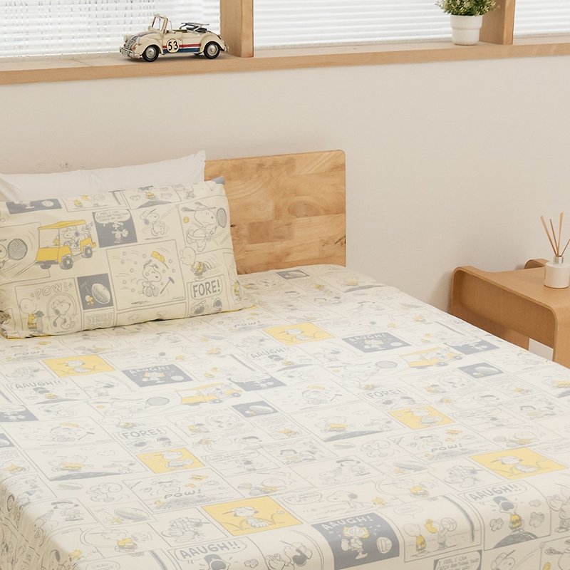 ピーナッツ スヌーピー テンセル100% シングルベッド用枕カバーセット - スヌーピー 本物テンセル - 寝具 - その他の素材 多色