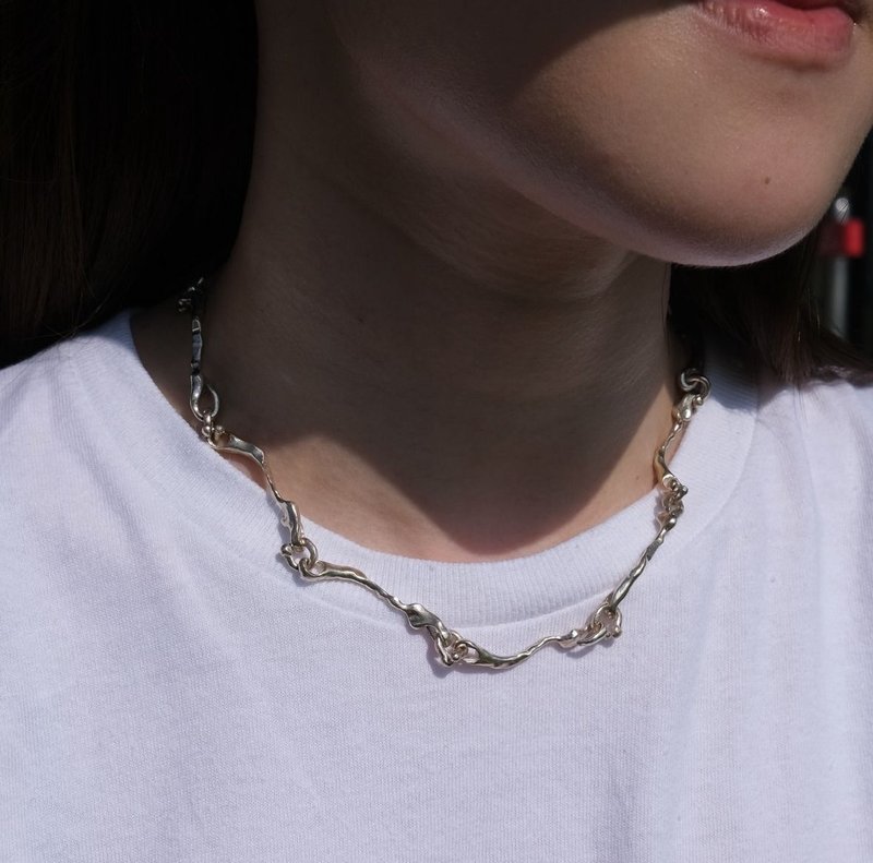 VORTEX necklace - สร้อยคอ - เงิน 