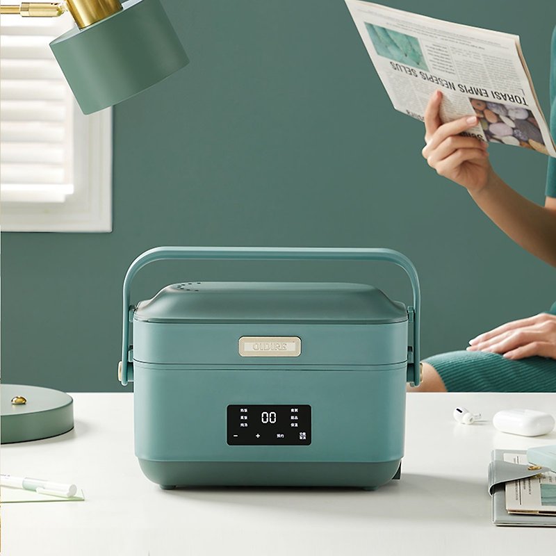 【免運特惠】OIDIRE電熱飯盒可插電保溫加熱飯盒 - 便當盒/飯盒 - 其他材質 綠色