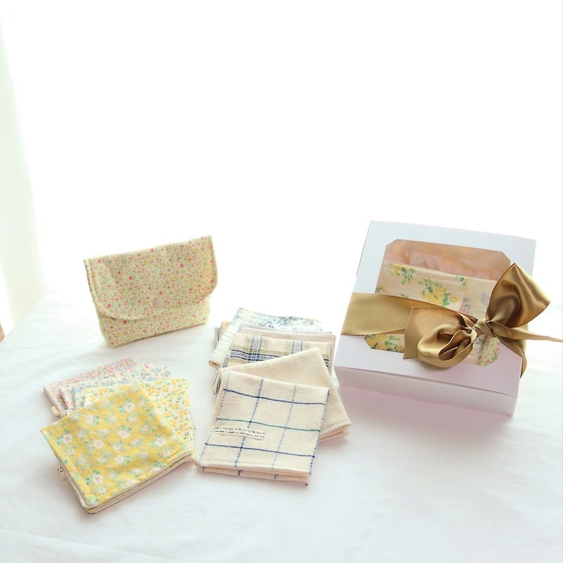 오가닉 미니 손수건 - Handkerchiefs & Pocket Squares - Cotton & Hemp White