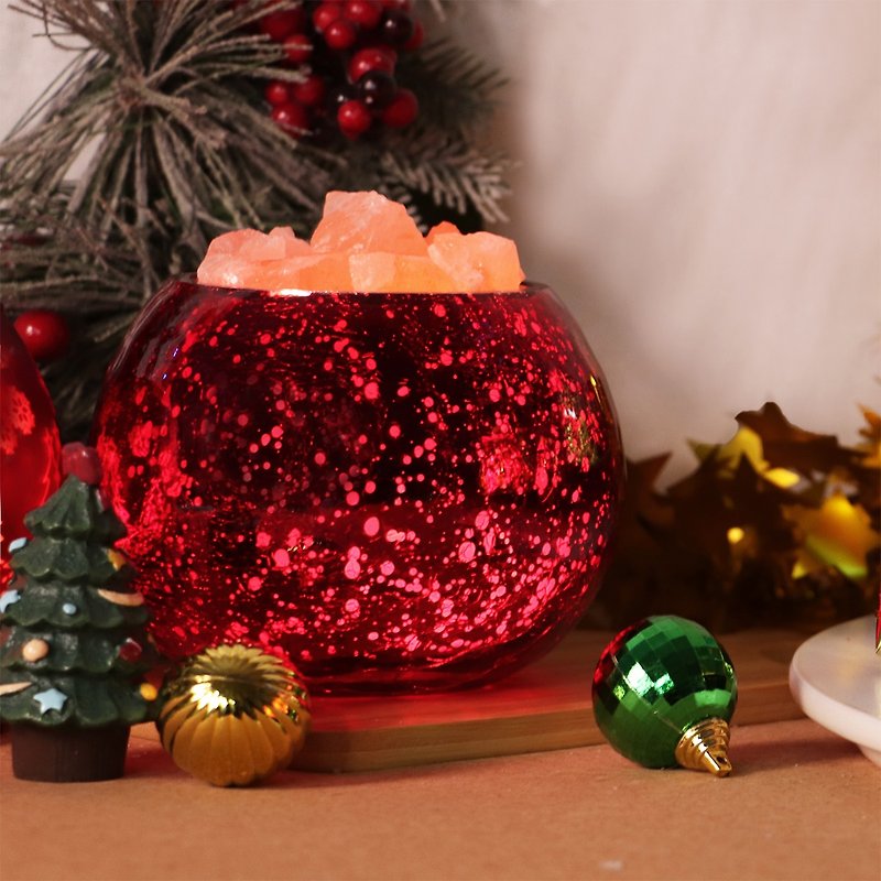 Ice red colored balls (please do not order from overseas) - Lighting - Glass Red