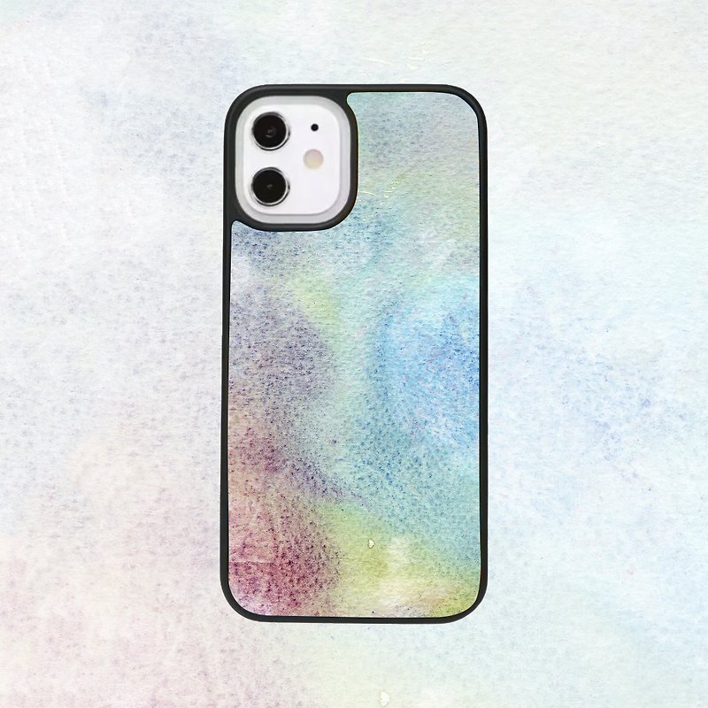Customized iPhone 14 13 12 11 Pro Case Samsung Watercolor Paint P83 - Phone Cases - Plastic Black