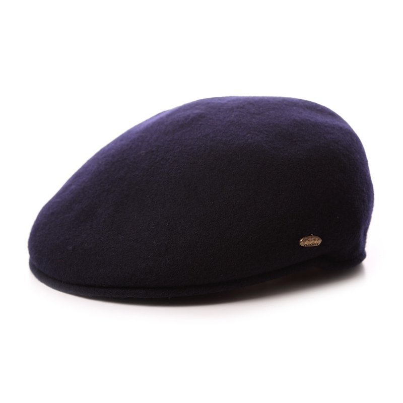 Spanish ELOSEGUI_PIRINEOS beret EL_PIRINEOS45069 Mediterranean dark blue - หมวก - ขนแกะ 