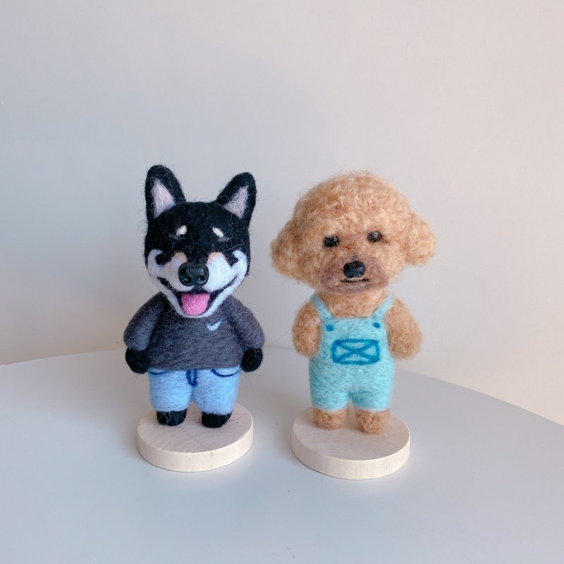 Pet clothing wool felt ornaments/customized/dog/cat - หมอน - ขนแกะ 