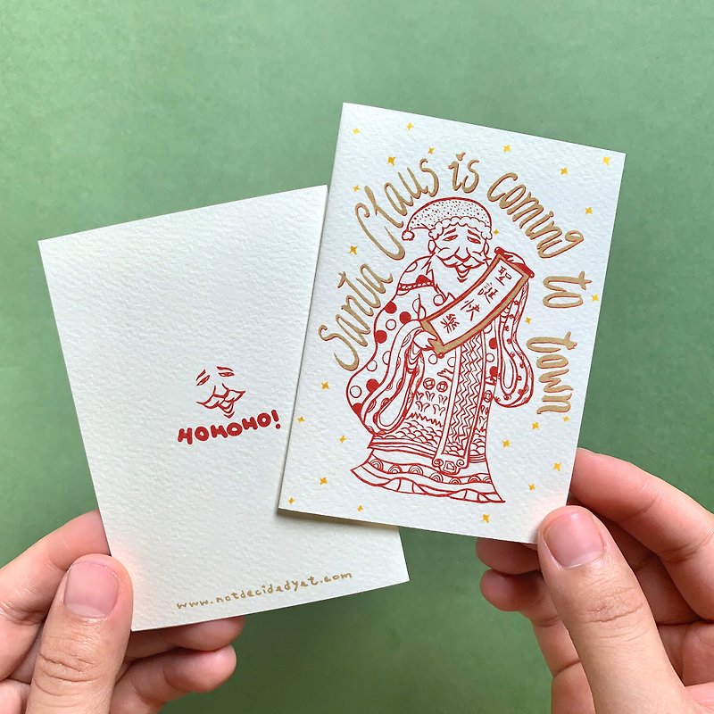 Cards | Christmas Fortuna Card - การ์ด/โปสการ์ด - กระดาษ สีแดง