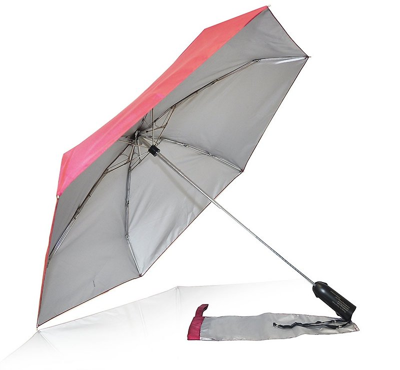 Eco-Friendly Alycia Umbrella ラズベリー - 傘・雨具 - 防水素材 レッド