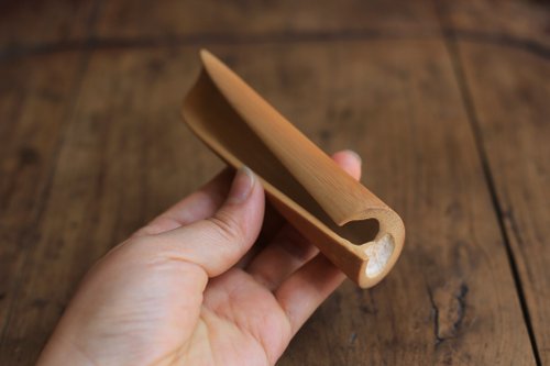 竹 茶则 楽天市場】茶則 竹製 葉型 J161eT : 台湾茶と茶器専門店 吉祥門