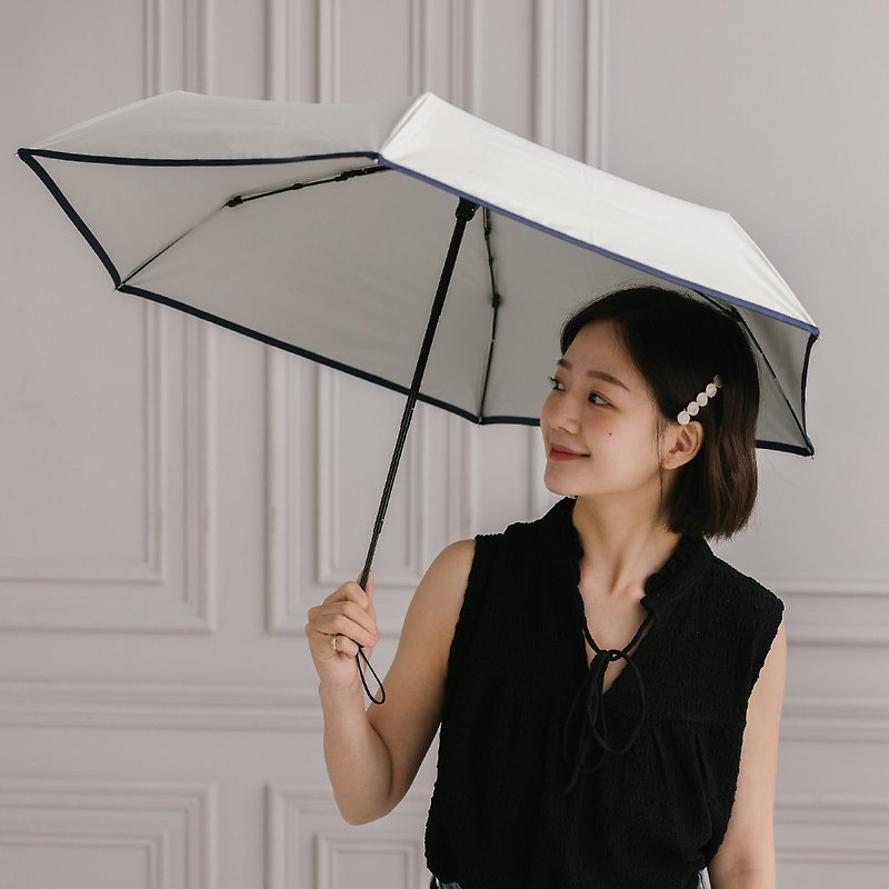 【rento】Sunscreen color glue plain color mini umbrella-Bai Lian - Umbrellas & Rain Gear - Waterproof Material Pink