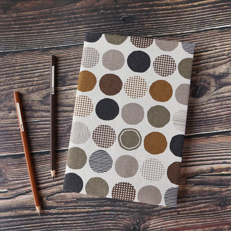 Out-of-print limited edition [earth tones] book jacket, book cover, cloth book jacket, adjustable book jacket, handmade book jacket - Book Covers - Cotton & Hemp 