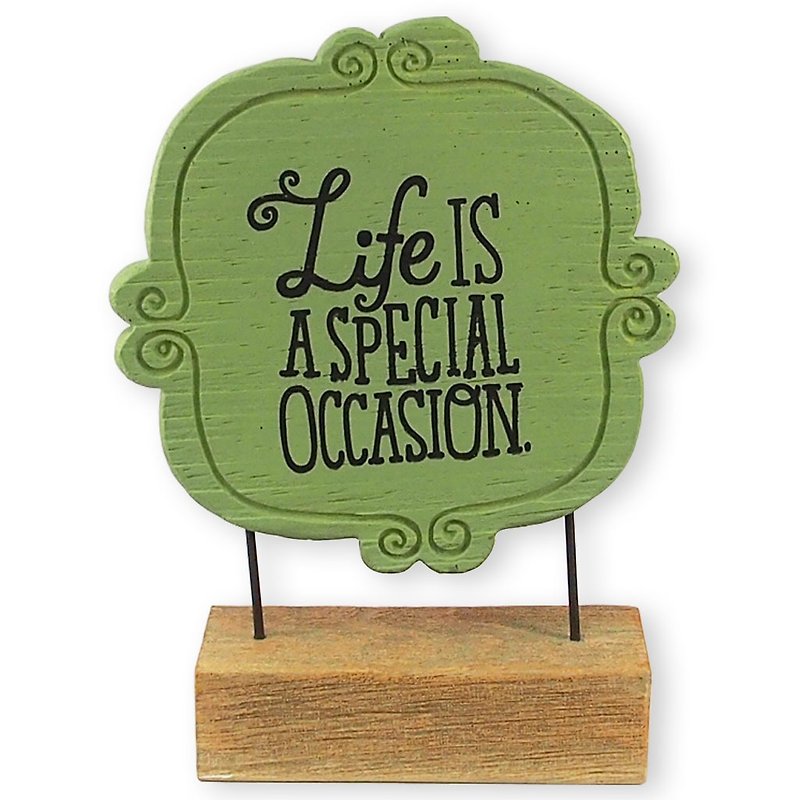 Life feast | US life decorations - Items for Display - Wood Green