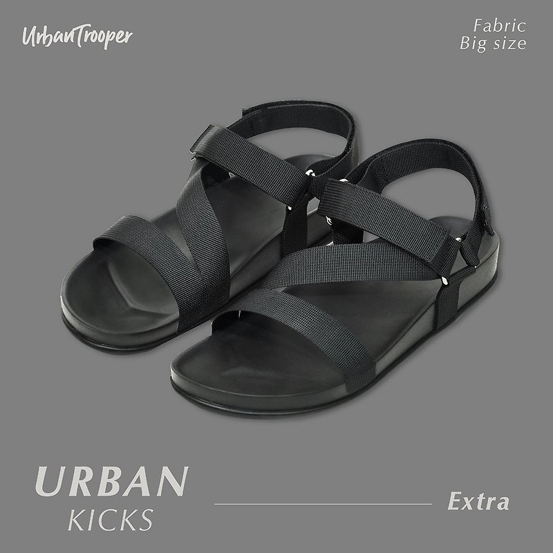 Urban Trooper, Urban Kicks, (Black) - Slippers - Waterproof Material Black