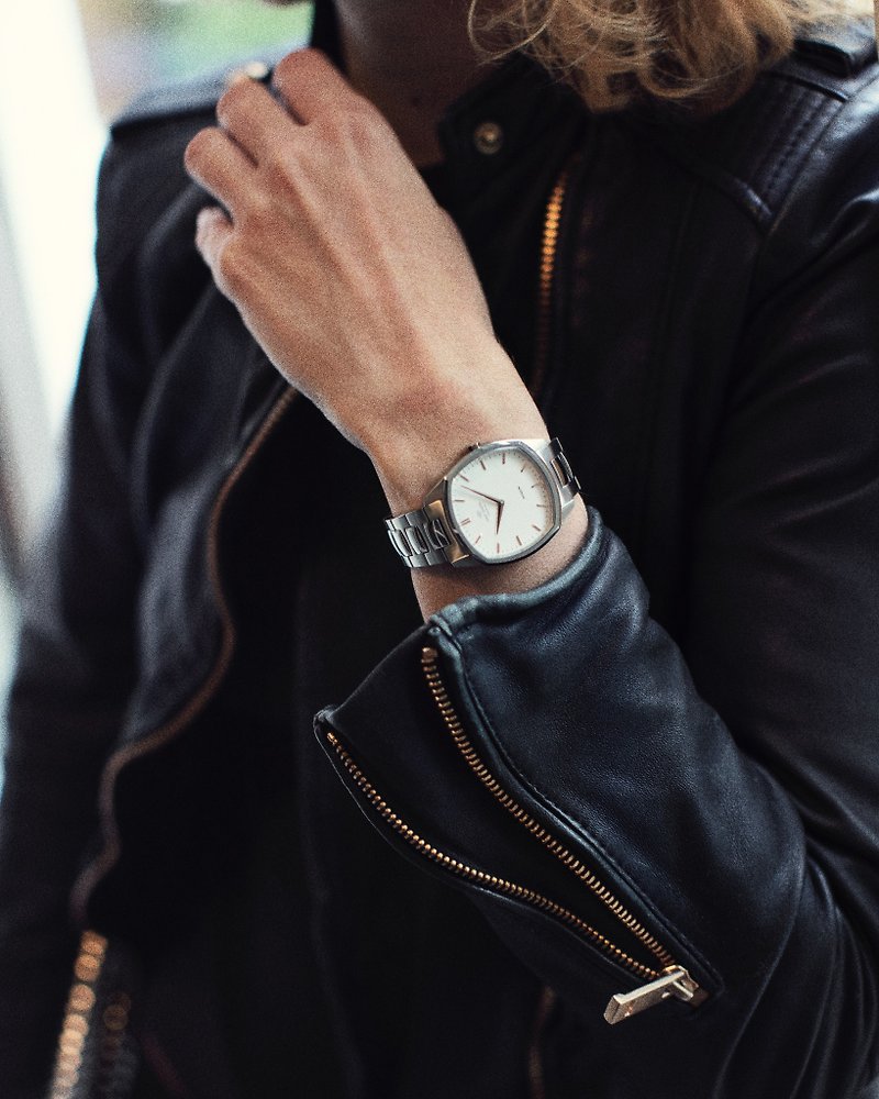 瑞典設計手錶 Octagon簡約時尚腕錶 銀/35mm TPA-0020 - 女錶 - 其他金屬 銀色