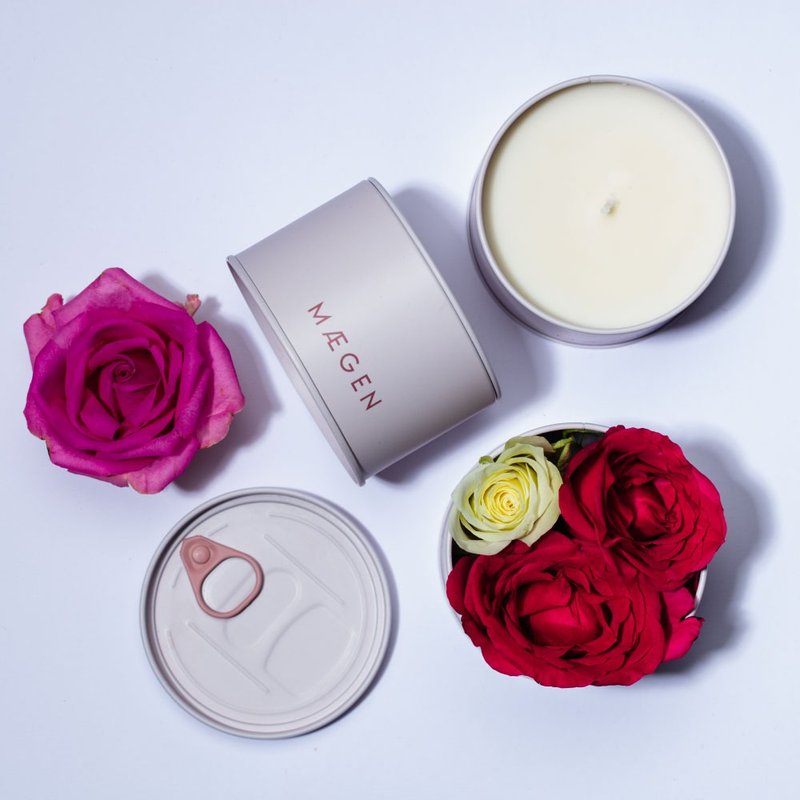 MÆGEN Fresh Candle- Blooms /6oz - เทียน/เชิงเทียน - โลหะ สึชมพู