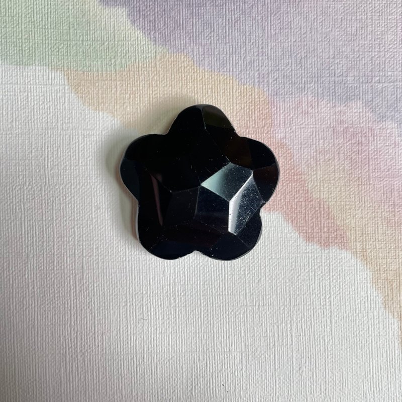 051722縞瑪瑙/梅花素材/梅花/晶石/天然/水晶/能量石/原生態 - 金工/飾品 - 水晶 黑色