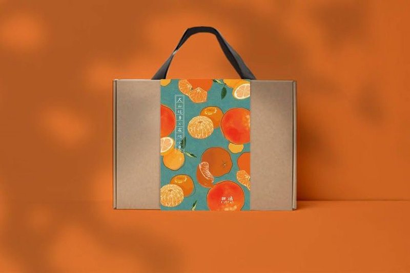 Big orange gift box - Other - Paper 