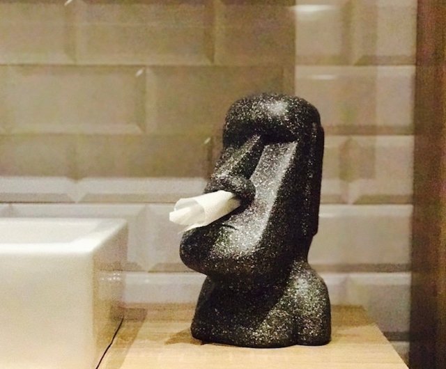 本物) モアイティッシュケース- バケツ型 - ショップ mercidesign