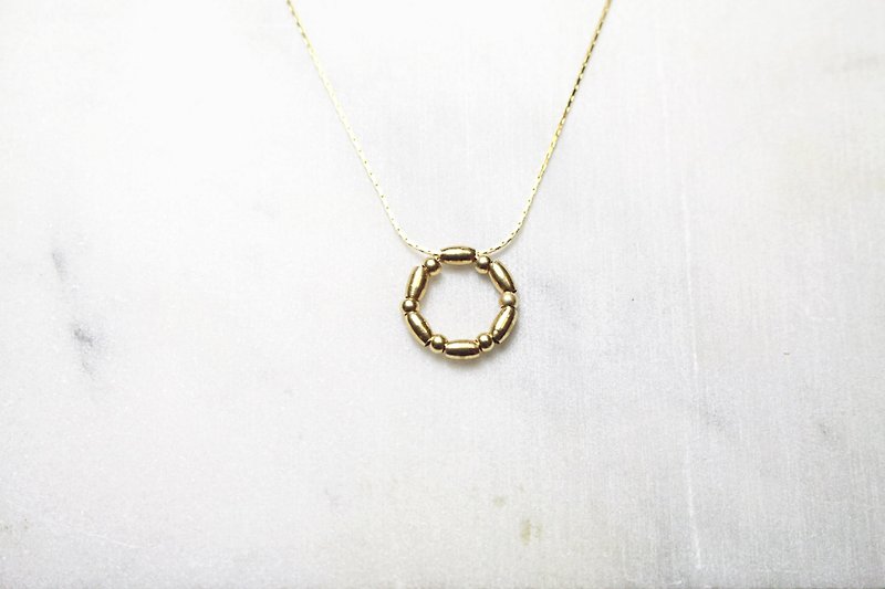 // VÉNUS find brass necklace // vn027 - สร้อยคอ - โลหะ สีทอง