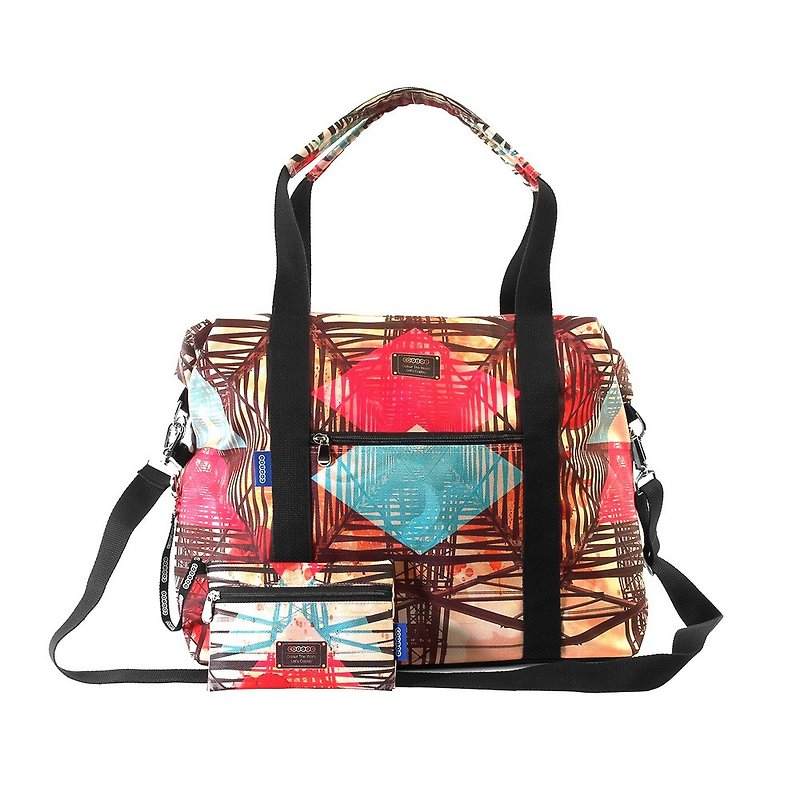 COPLAY  travel bag- tower image - Messenger Bags & Sling Bags - Waterproof Material Multicolor