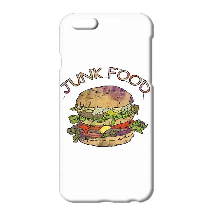 [IPhone Case] Hamburger - เคส/ซองมือถือ - พลาสติก ขาว