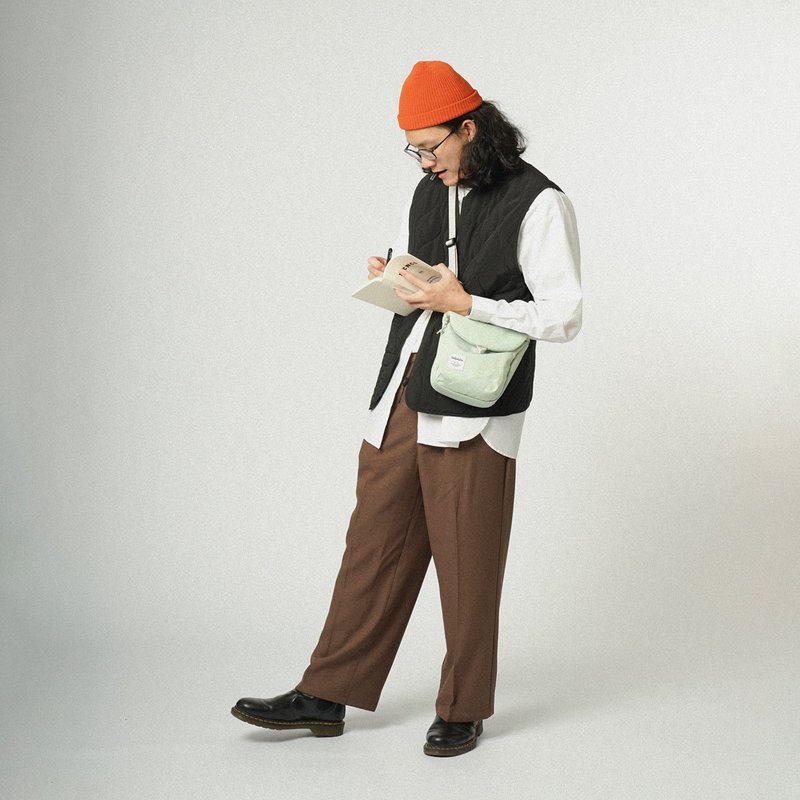 DESI (ECO Edition) All Day Sling Bag, Crossbody Bag Shoulder Bag (Mint Green) - Messenger Bags & Sling Bags - Eco-Friendly Materials Green