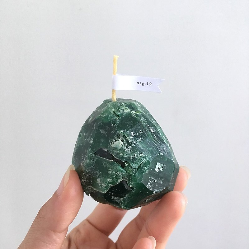 鉱物|鉱石の香りのキャンドル香りのキャンドル＃o24 - キャンドル・燭台 - 蝋 グリーン