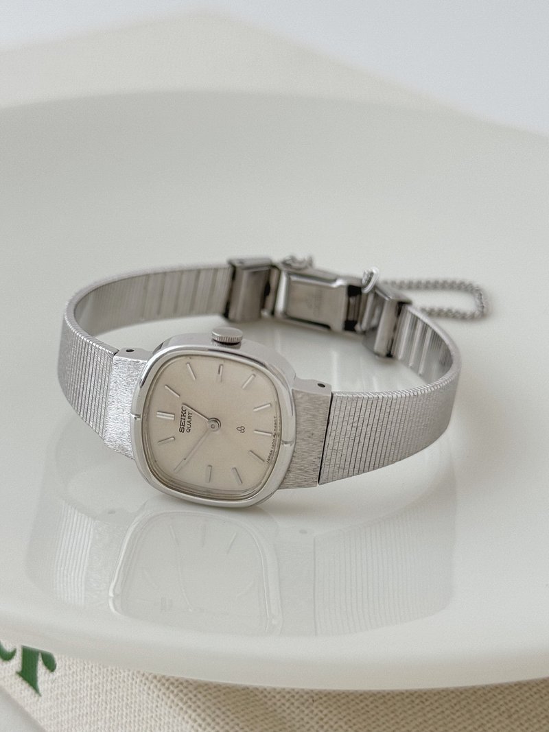 Vintage Seiko Silver Tone Bracelet Watch - 女錶 - 其他金屬 銀色