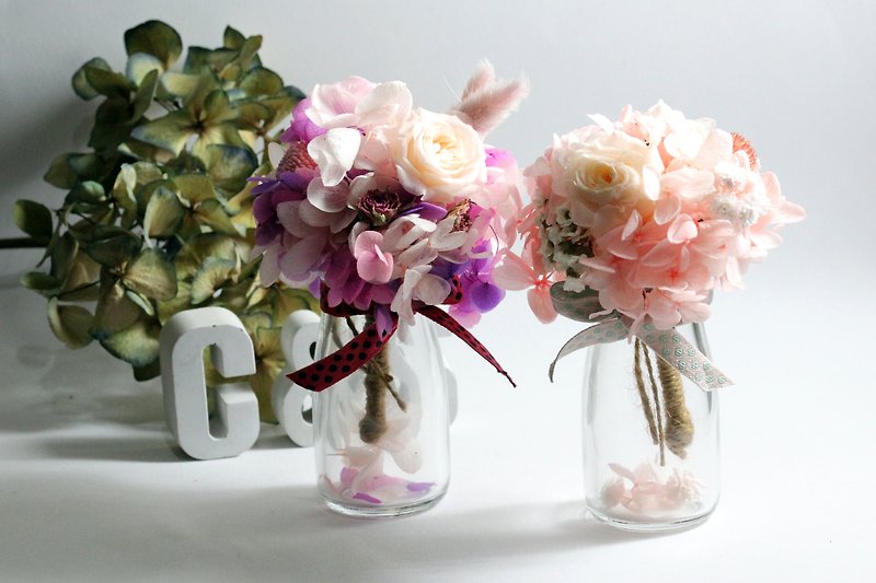 Mini bouquet / ornaments / not withered flowers - ตกแต่งต้นไม้ - พืช/ดอกไม้ หลากหลายสี