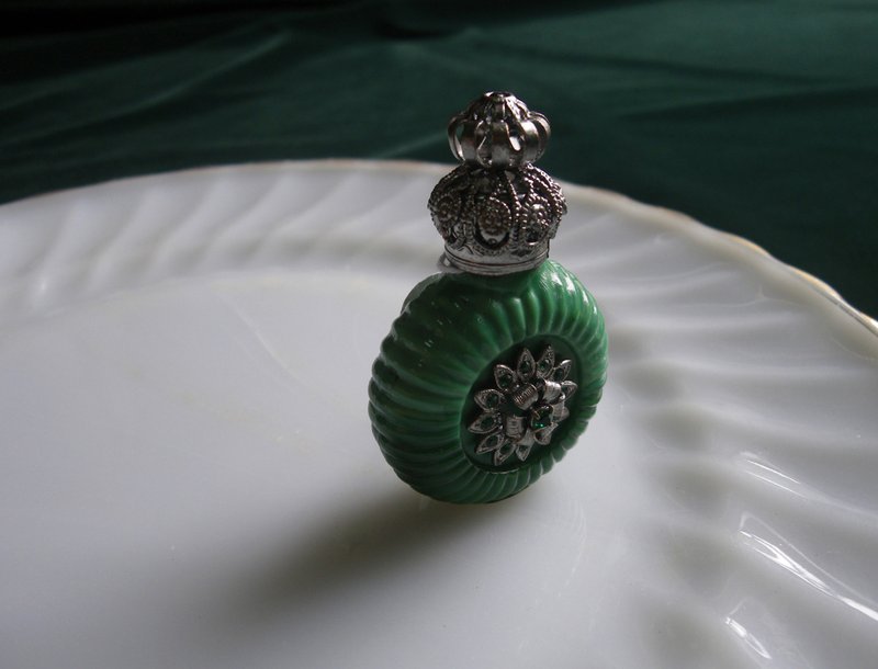 【老時光 OLD-TIME】早期捷克精緻手工製作隨身香水瓶#33 - 擺飾/家飾品 - 其他材質 