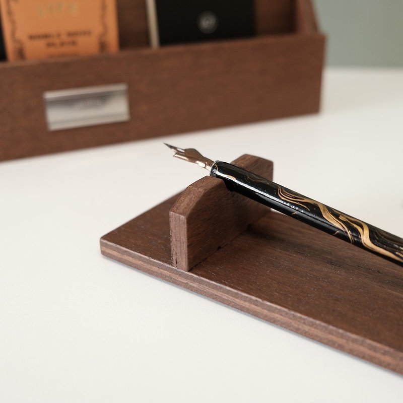 Collecto-Box 7 : Pen Rest - กล่องเก็บของ - ไม้ สีนำ้ตาล