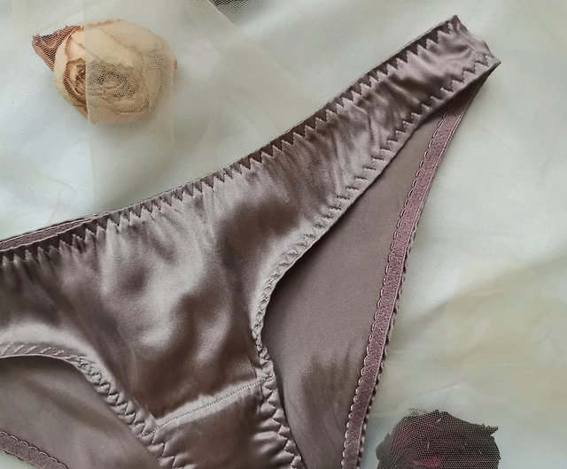 Women Ladies Sexy Satin Silky Briefs Panties Lingerie Underwear