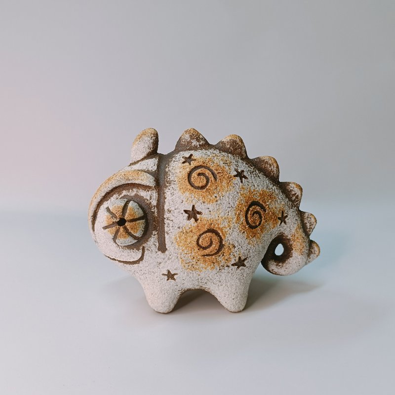 little chameleon/Ceramics/Original - ของวางตกแต่ง - ดินเผา 