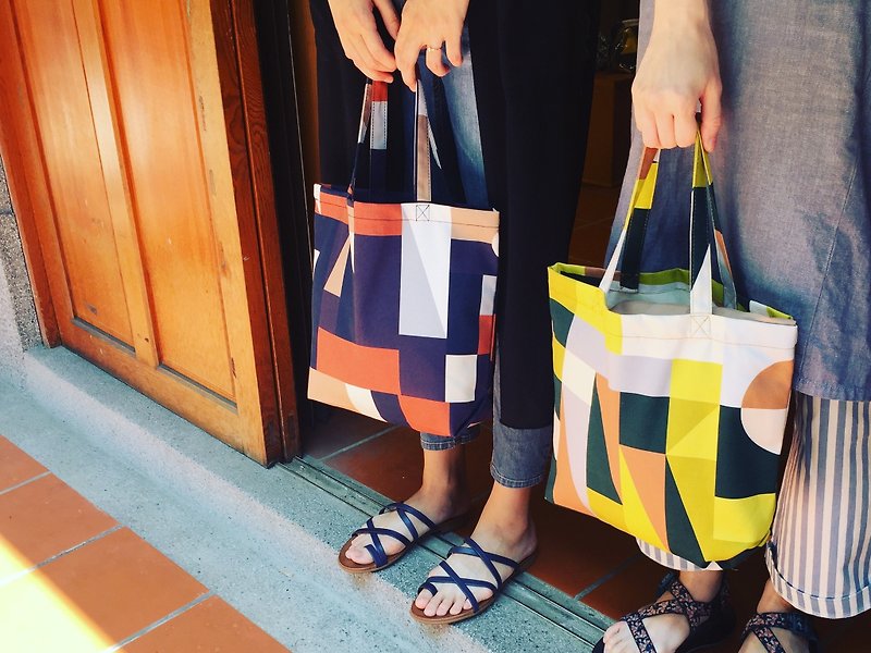 BUWU friends and relatives to catch the line | Tote package 1 +1 combination offer (three color optional) - Handbags & Totes - Cotton & Hemp 