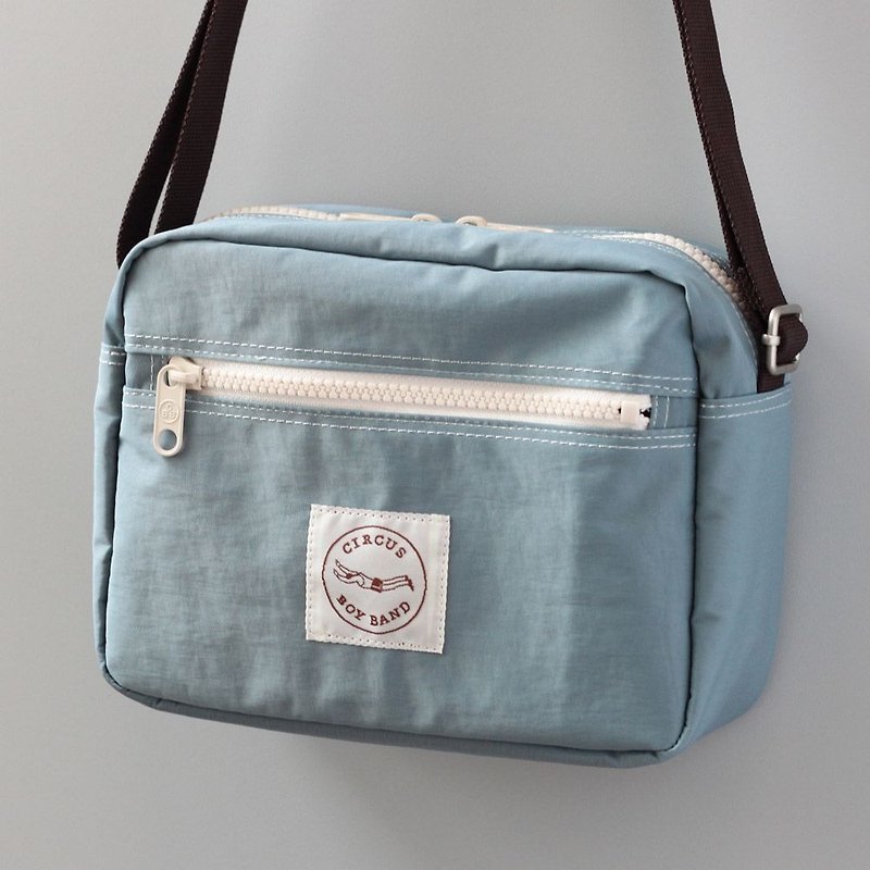CBB-Small Travel Shoulder Bag - Sky Blue, CBB43974 - Messenger Bags & Sling Bags - Polyester Blue