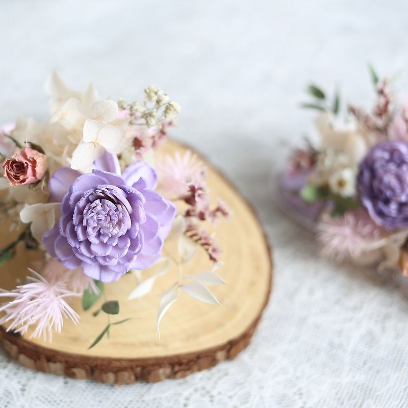 Yingluo Manor*AE06*wrist flower / bridal bouquet / groom corsage / bridesmaid wrist flower / wedding gift - Corsages - Plants & Flowers 