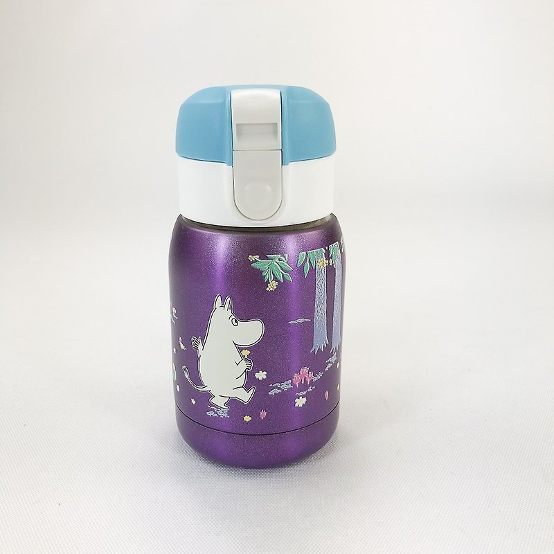 Moomin嚕嚕米授權-亮彩迷你保溫瓶(紫) - 其他 - 其他金屬 紫色