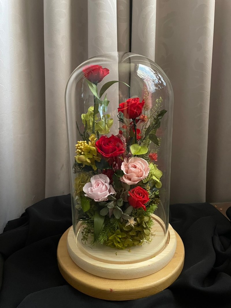 【花訴花藝】盛放的愛永生花盅/開幕花禮/升遷花禮/祝賀花禮 - 乾燥花/永生花 - 植物．花 多色