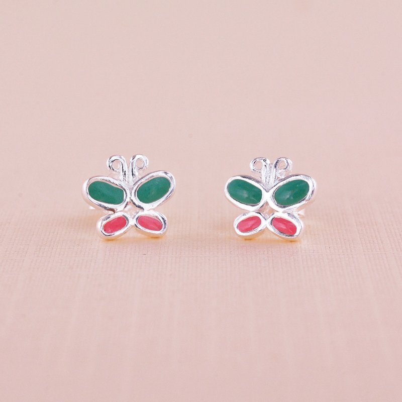 Butterfly Earrings 925 Sterling Silver - Earrings & Clip-ons - Sterling Silver 